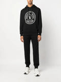 Versace Jeans Couture logo-print cotton hoodie