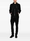 Masnada long-sleeve zip-fastening hoodie