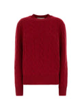 AMI Paris cable-knit sweater