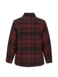 Filson Spokane check-pattern corduroy-collar jacket