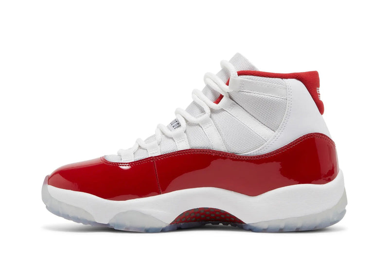 Air Jordan 11 Retro 'Cherry' – Bold Red & White Sneaker with Patent Leather & Icy Outsole
