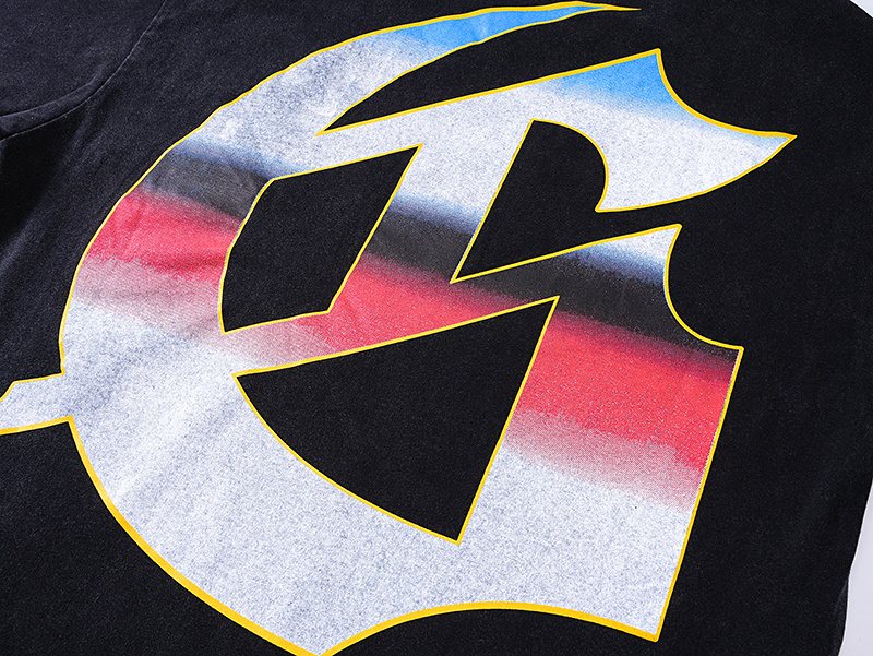 Godspeed Washed Black Racing Graphic T-Shirt